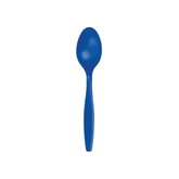 Cucchiaio Plastica Tinta unita Azzurro  cm15,5 pz24